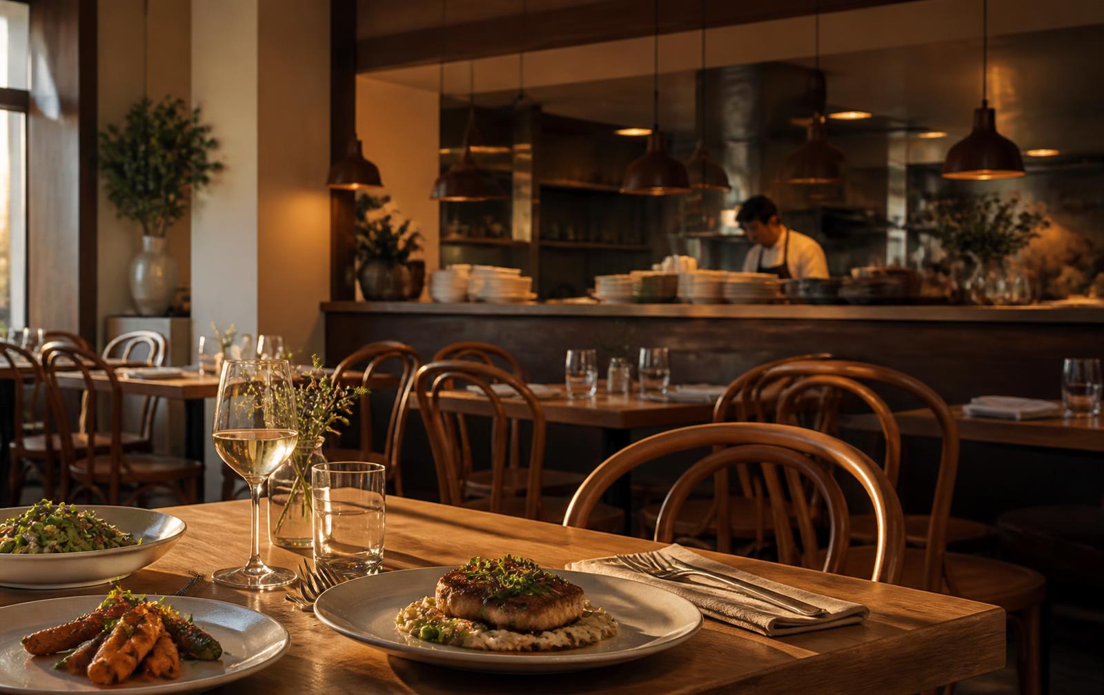 Homepage preview of the Laurel Bistro demo site