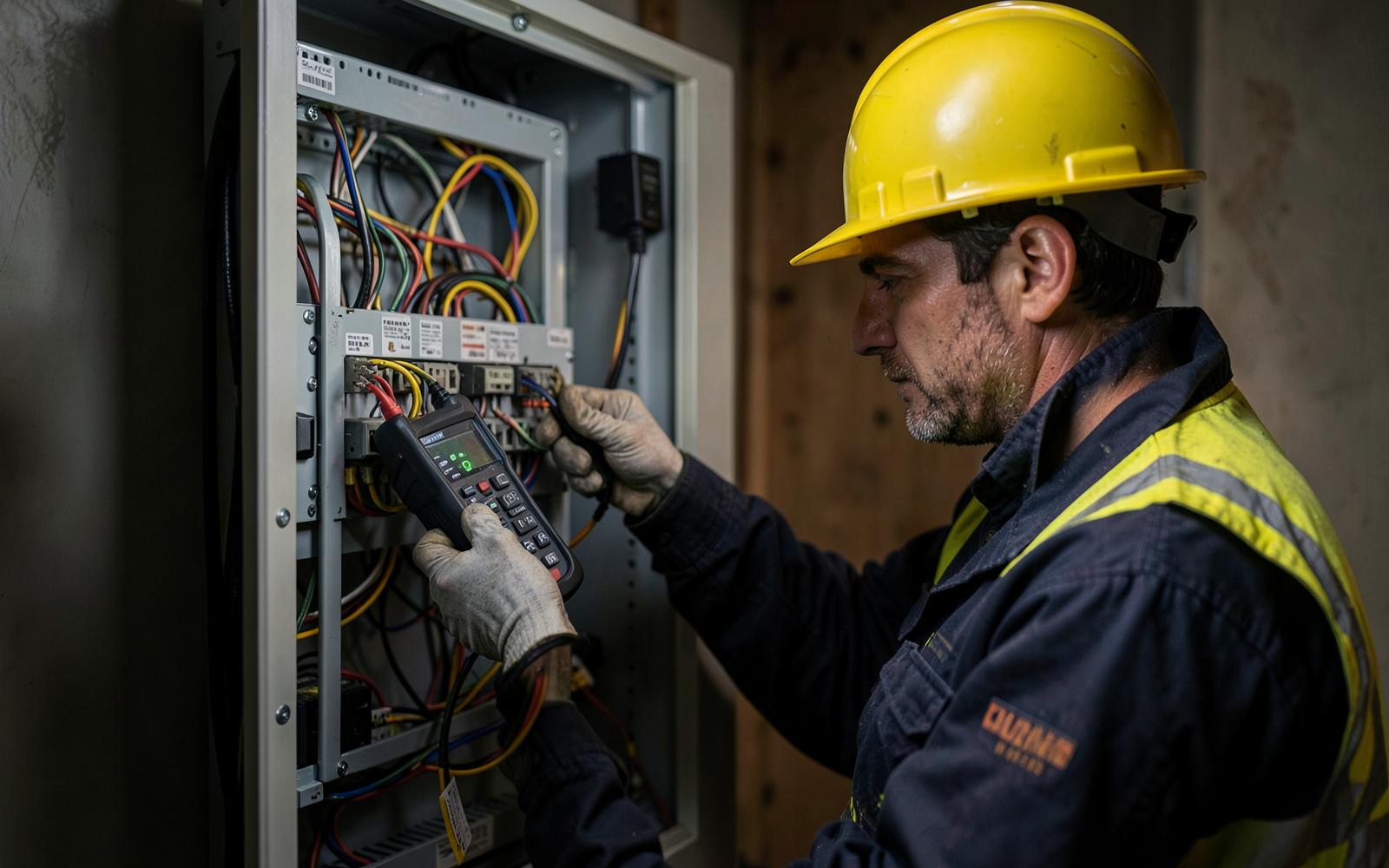 Homepage preview of the Voltline Electric demo site
