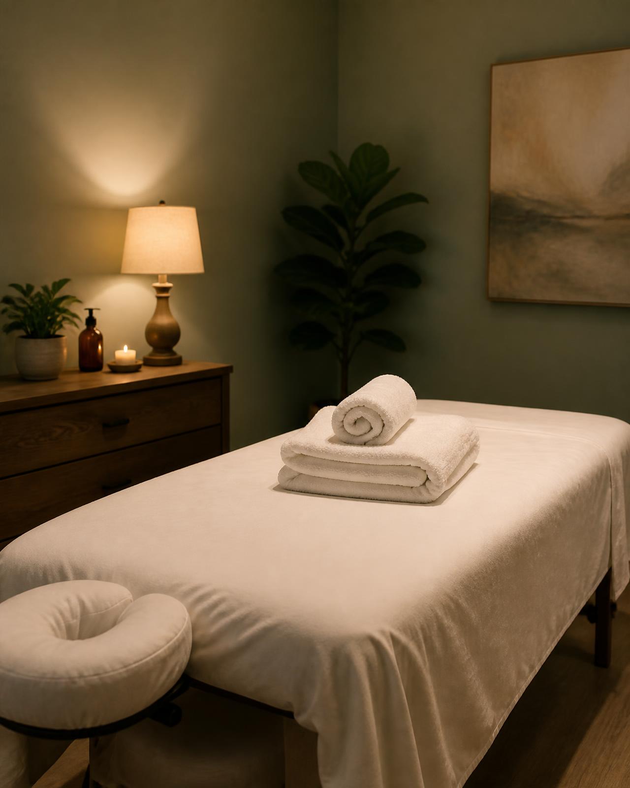 Homepage preview of the Stillwater Massage Therapy demo site