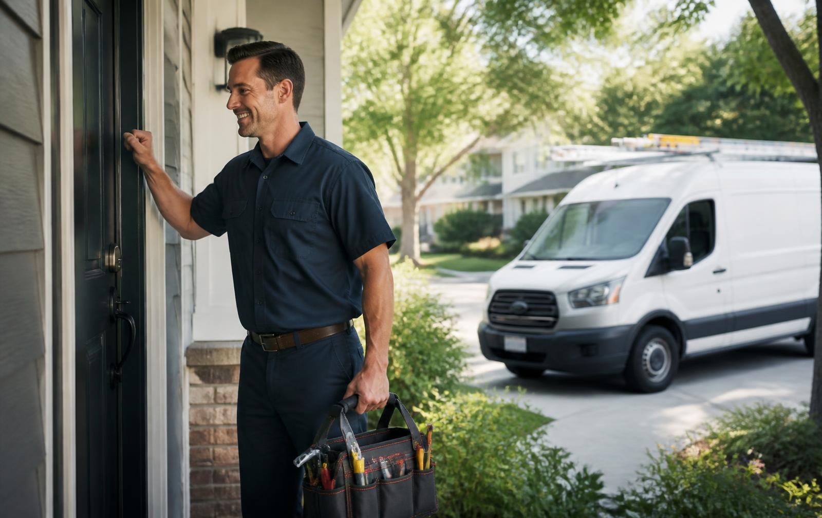 Homepage preview of the Apex Home Services demo site